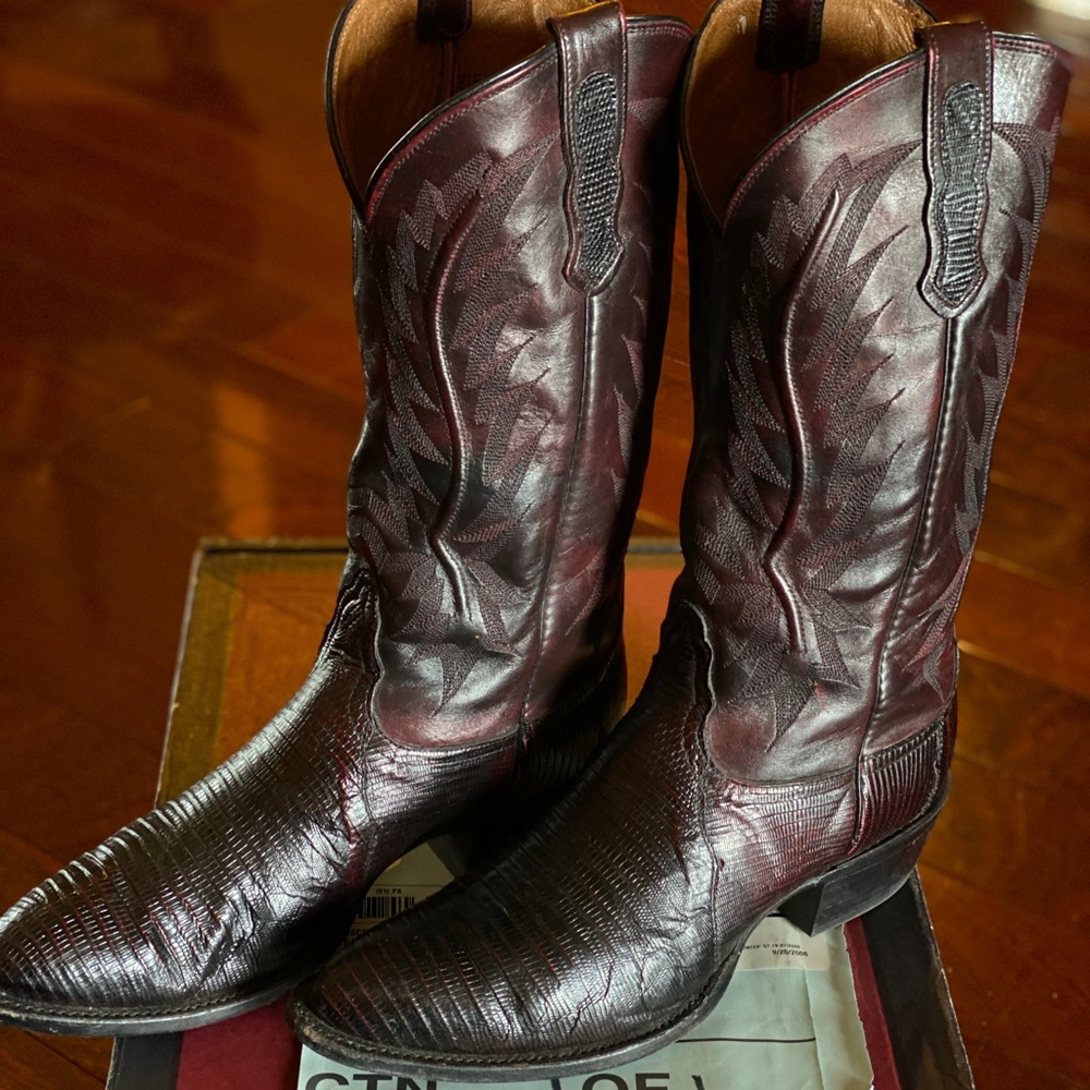 Nocona Lizard Foot Boots